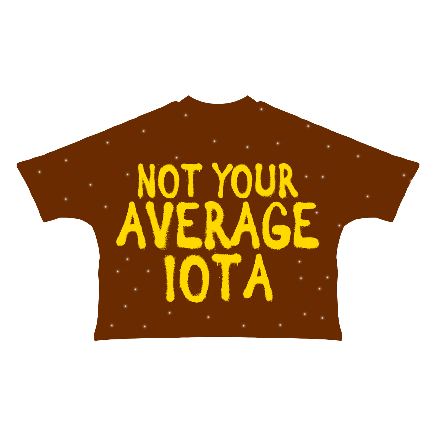 NOT YOUR AVERAGE IOTA TEE WITH RHINESTONES