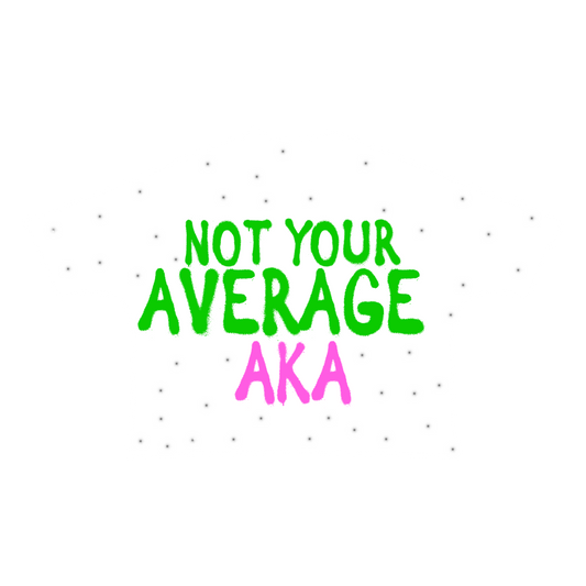 NOT YOUR AVERAGE AKA TEE WITH RHINESTONES
