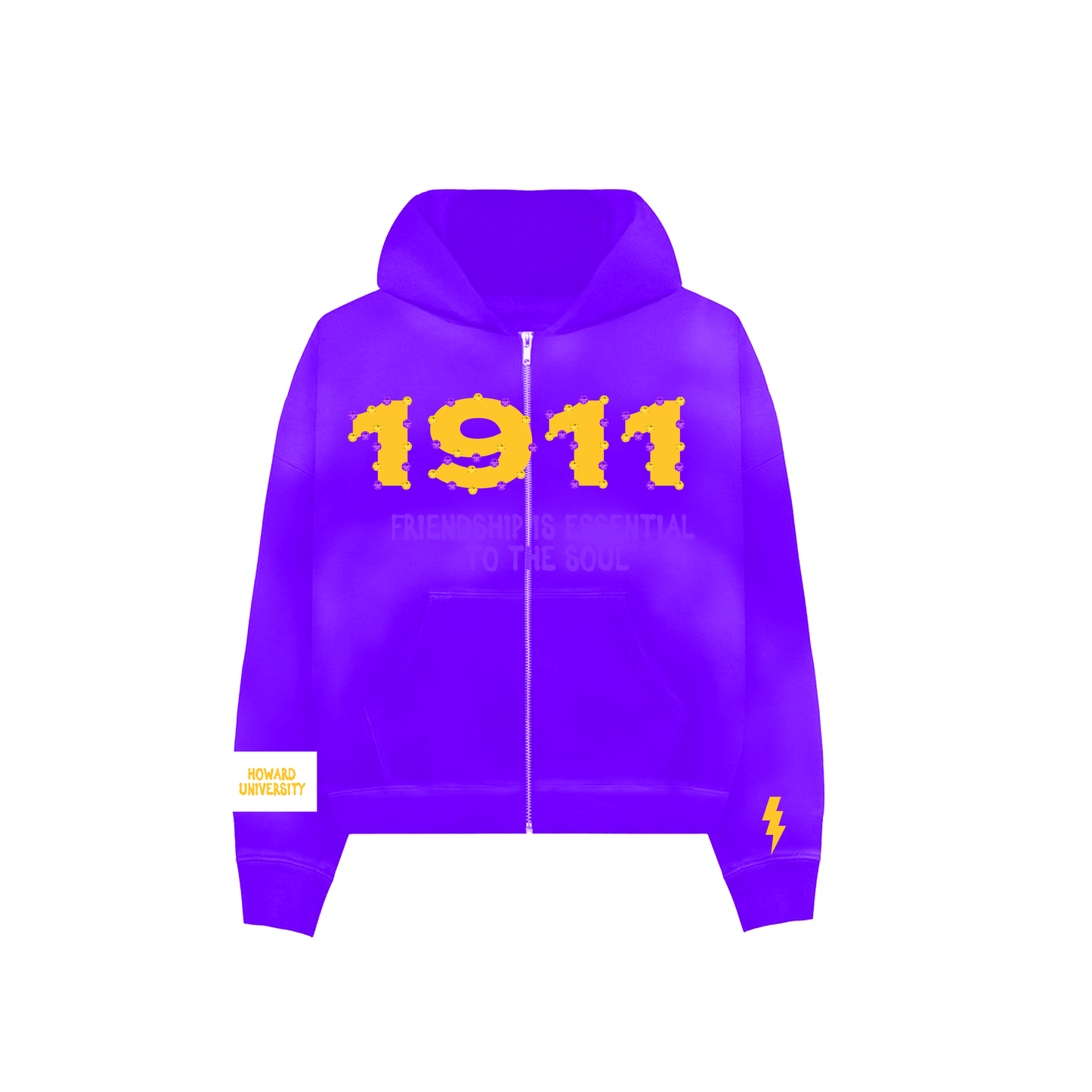 1911 QUE RHINESTONE HOODIE