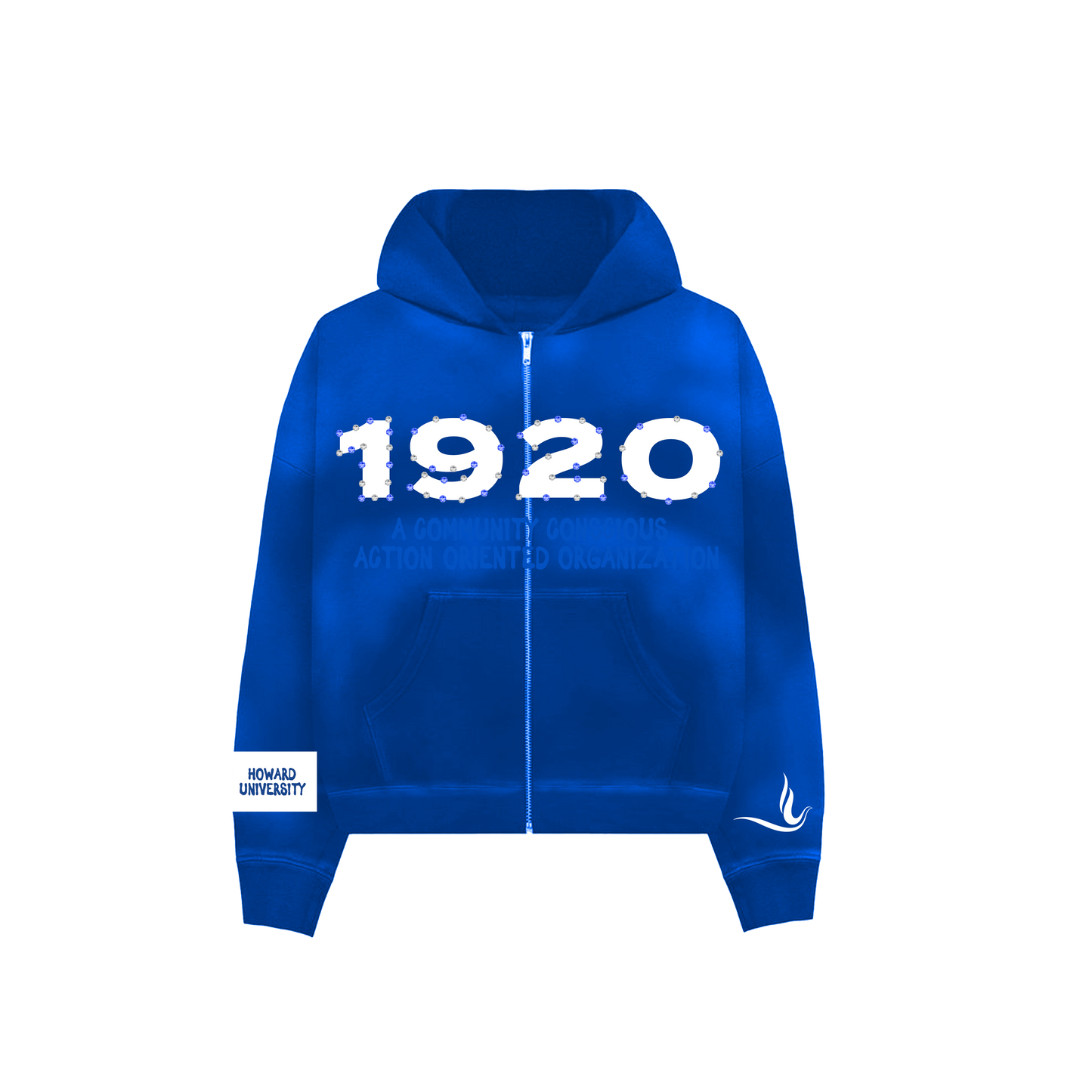 1920 RHINESTONE HOODIE