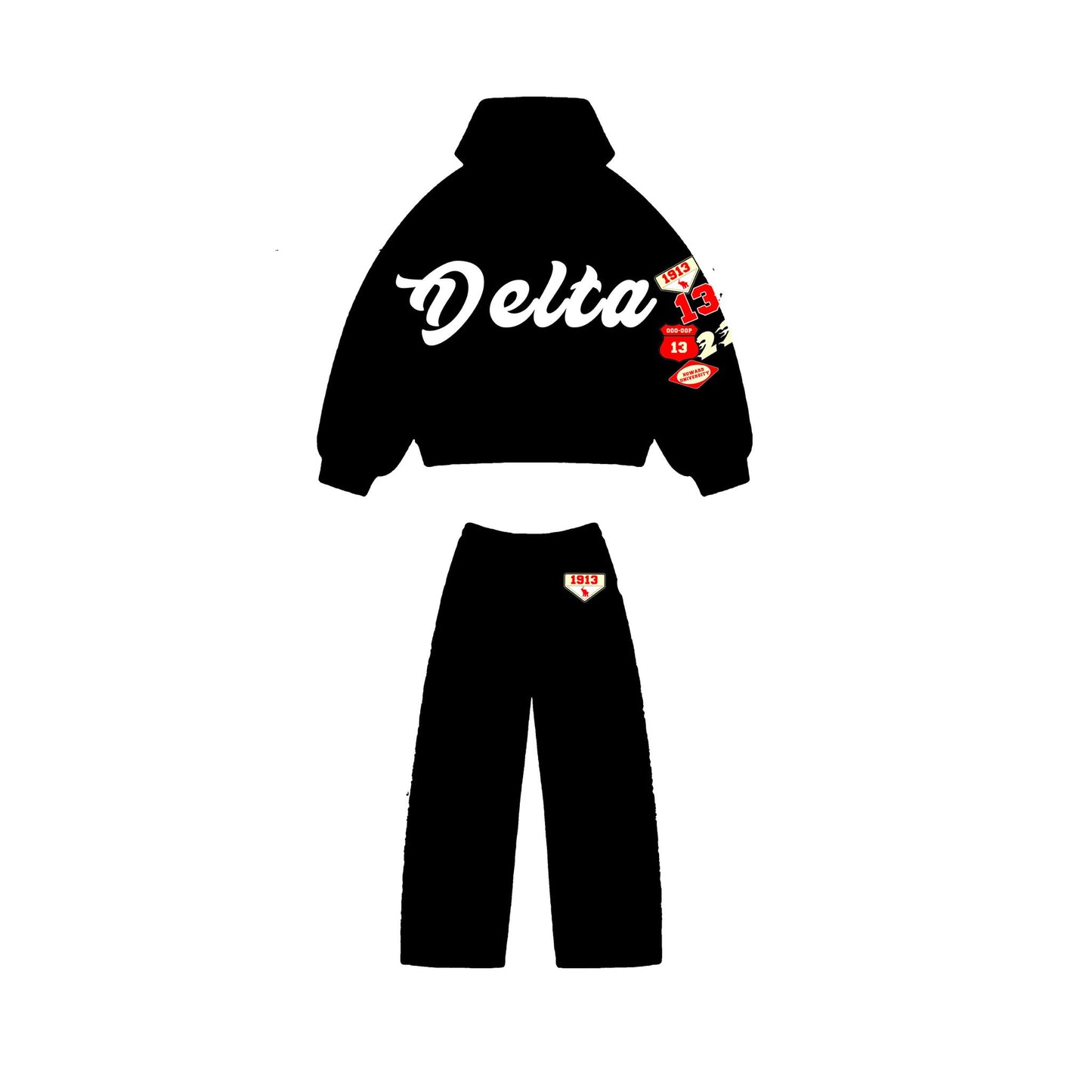1911 NUPE RHINESTONE HOODIE
